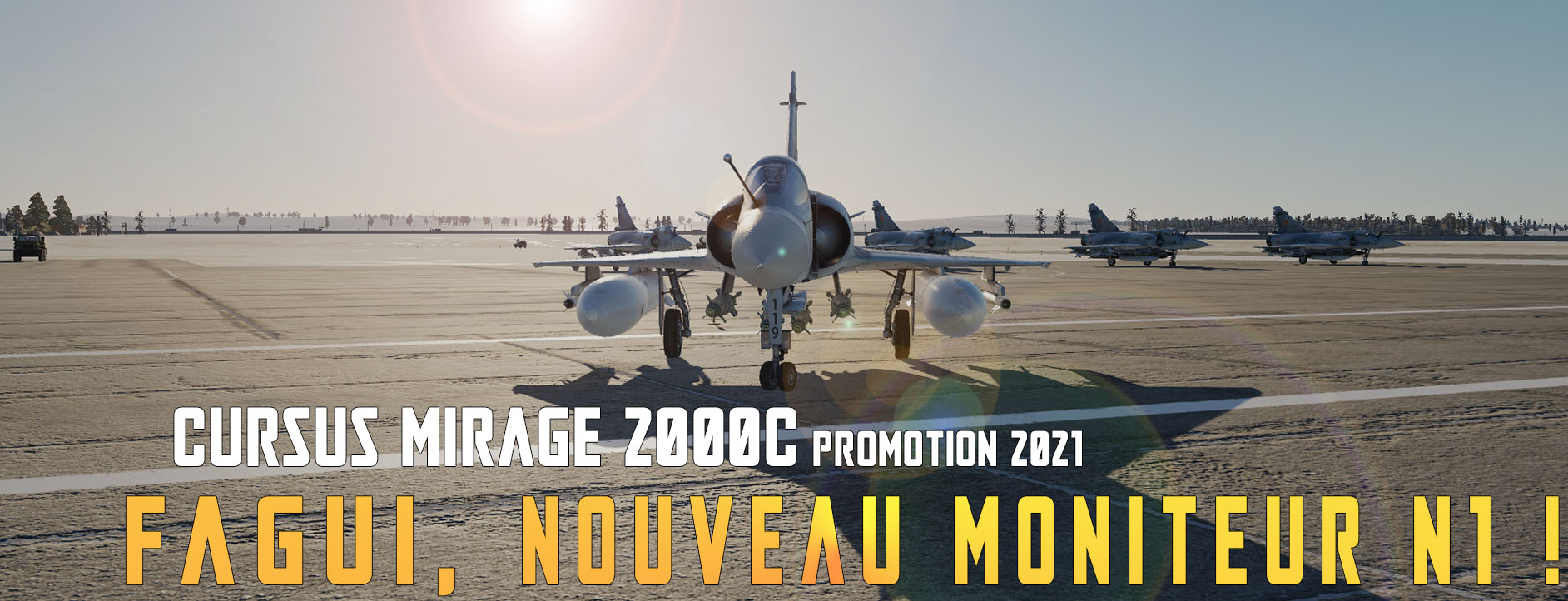 Fagui : nouveau moniteur N1 Mirage 2000C Cursus20