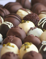 Chocolate Truffles with Orange Liqueur 12578410