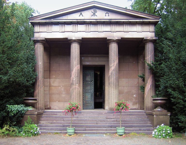 Le Mausoleum de Charlottenbourg à Berlin , sépulture de plusieurs souverains germaniques  315
