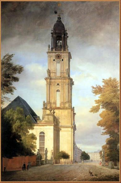 L'église de la Garnison de  Potsdam , sépulture des rois de Prusse Frédéric-Guillaume 1er et Frédéric II jusqu'en 1943 4_184010