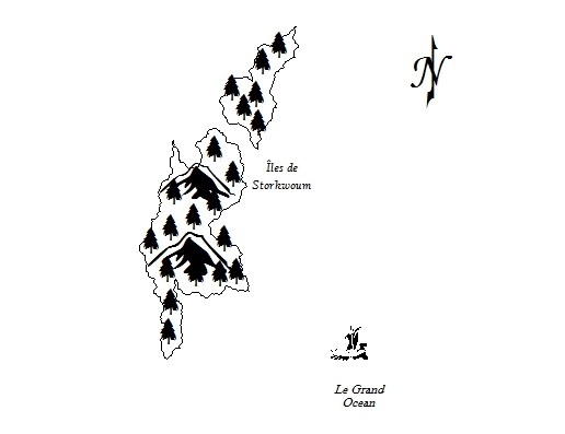Carte des Îles de Storkwoum (Sud-Est au large du Continent) Ales_d10