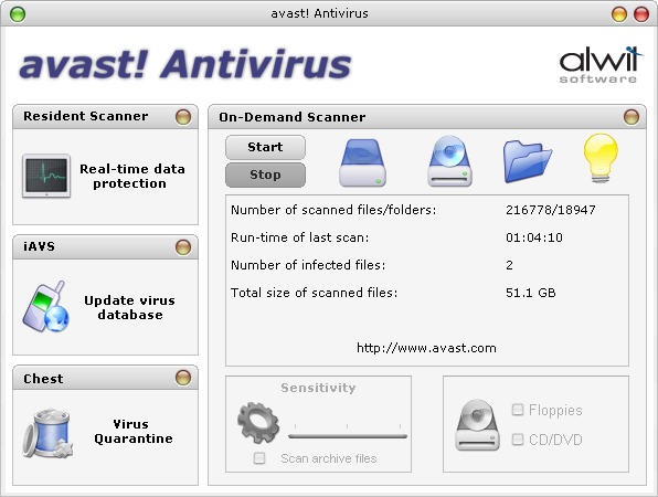 Avast! Antivirus Pro 5.0.677 Avast110