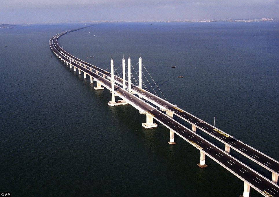 World's Longest Sea Bridge Opens In China Articl21