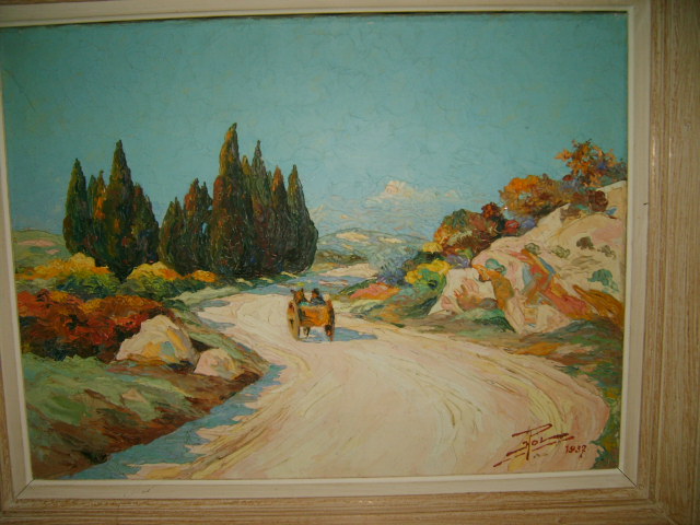 La route des Baux de Provence au couteau  Henri POL 1937 S5003110