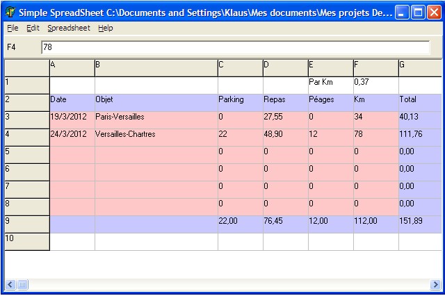 Un vrai tableur pour Panoramic dans une DLL - Page 3 Notede10