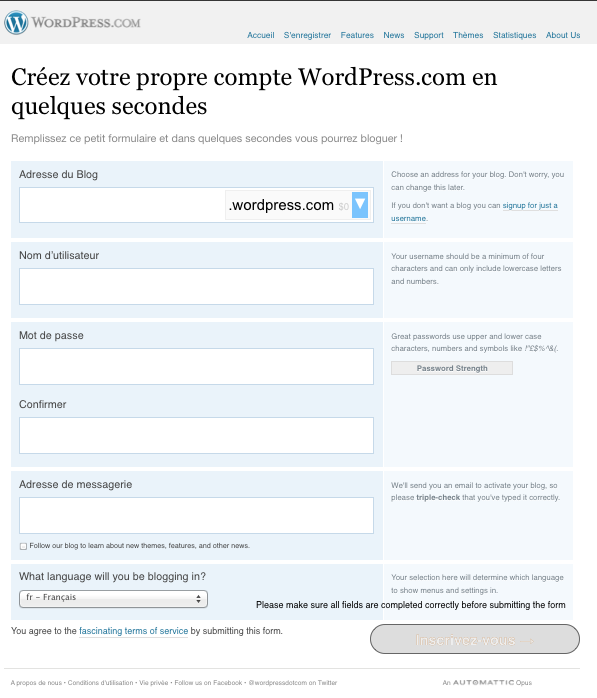 [Apprenti] Série - Wordpress - Créer un blog sur wordpress.com 110