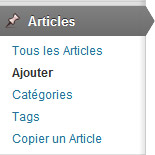 [Apprenti] Série wordpress -  Remplir son blog: page, articles et catégories Articl10
