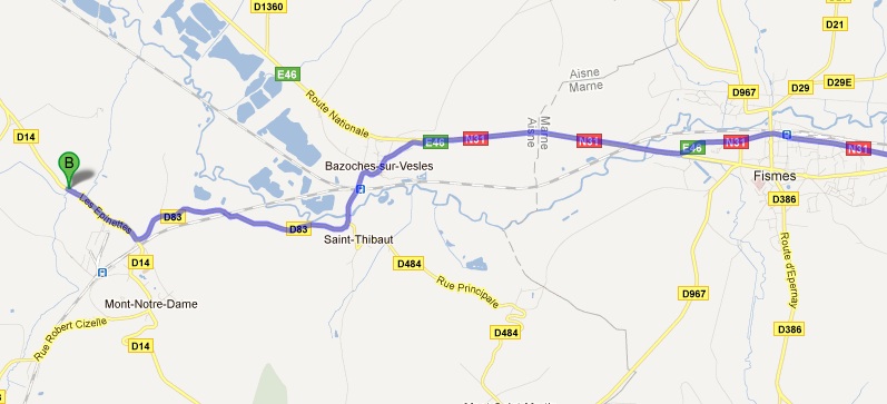 Plan d’accès par Reims du terrain de Mont-Notre-Dame Fisme_10