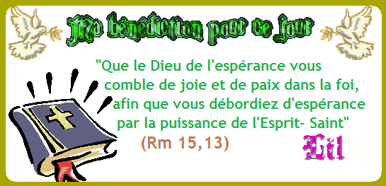 Bonjour à tous Dieu nous bénit en ce dimanche 22 Janvier : Le Seigneur sauve le pauvre  Bana_d15