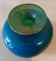 Small green vase - Murano? Green_12