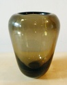 Olive green vase - Czech? Vase111