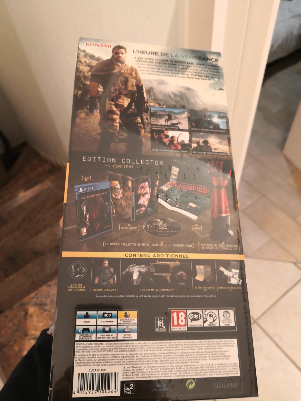 [VDS] Collector Metal Gear solid V ps4 blister  Img_2012