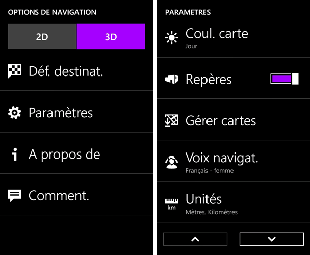 [SOFT] [NOKIA] Nokia Drive : Navigation GPS vue par Nokia (Off-Road) [Gratuit] 2param10