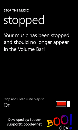 [SOFT MANGO] Stop The Music : Supprimer la lecture en cours dans Zune [Gratuit] Stopth10