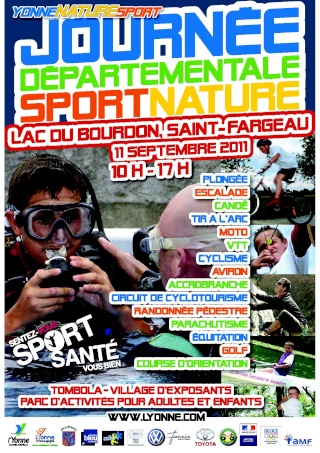 [2011/09/11] - Yonne Sport Nature - Lac du Bourdon Affich16