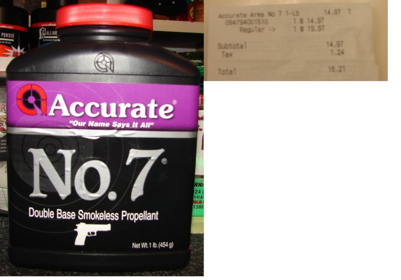 25 Per Cent off reloading items at Gander Mountain. Aa711
