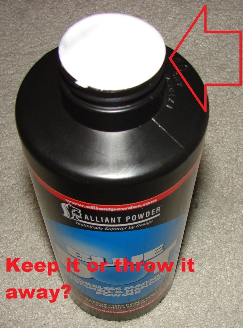 Do you keep the paper seal under the lid of the powder canister? Powder10