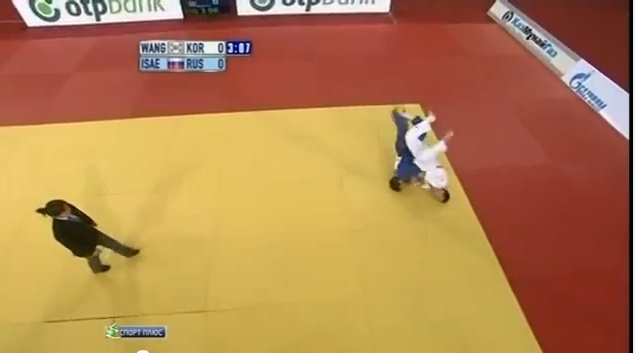 Judo 2012 World Masters Almaty: Wang (KOR) - Isaev (RUS) [73kg] semifinal Iisaev10