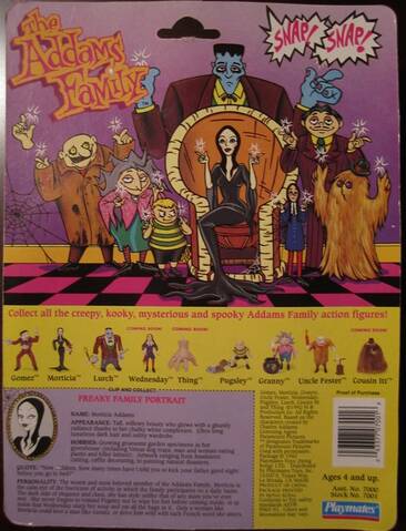 Addams Family The La Famille Addams Playmates 1992