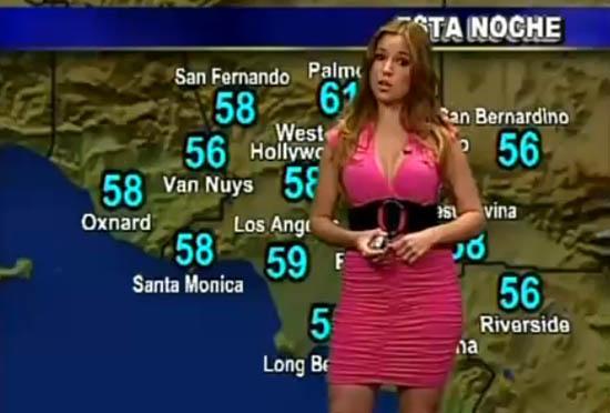 Beautiful Weather News Reporters Report16