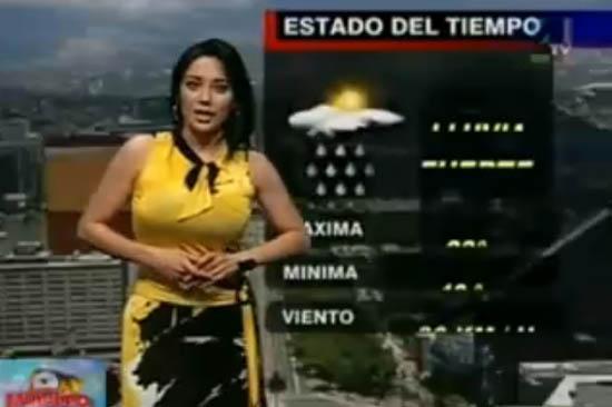 Beautiful Weather News Reporters Report17