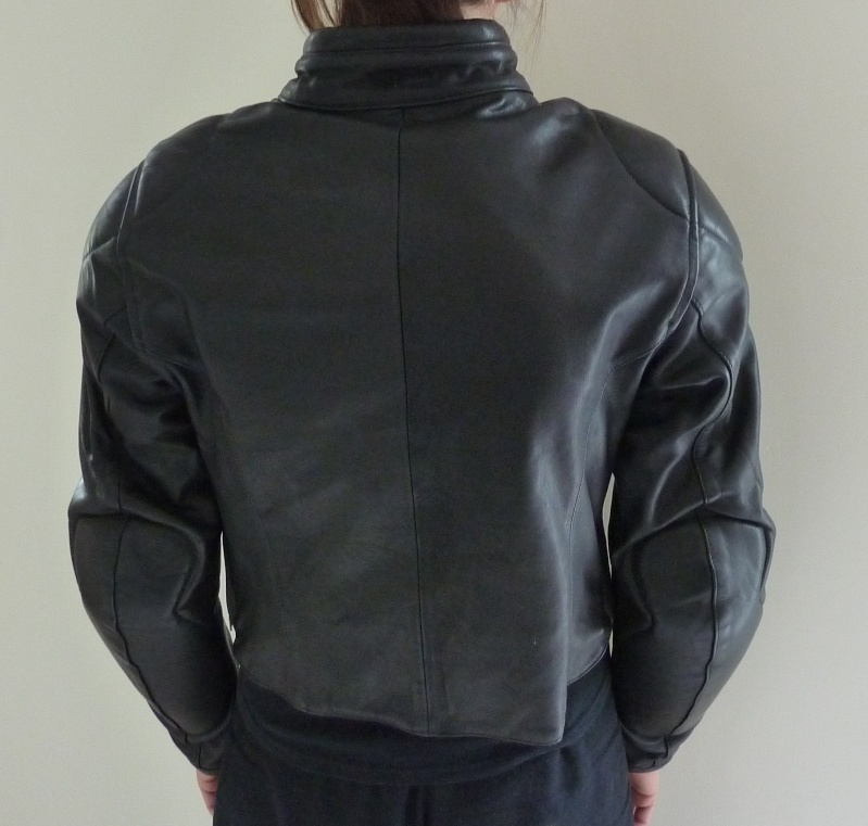 Blouson cuir femme Dos10