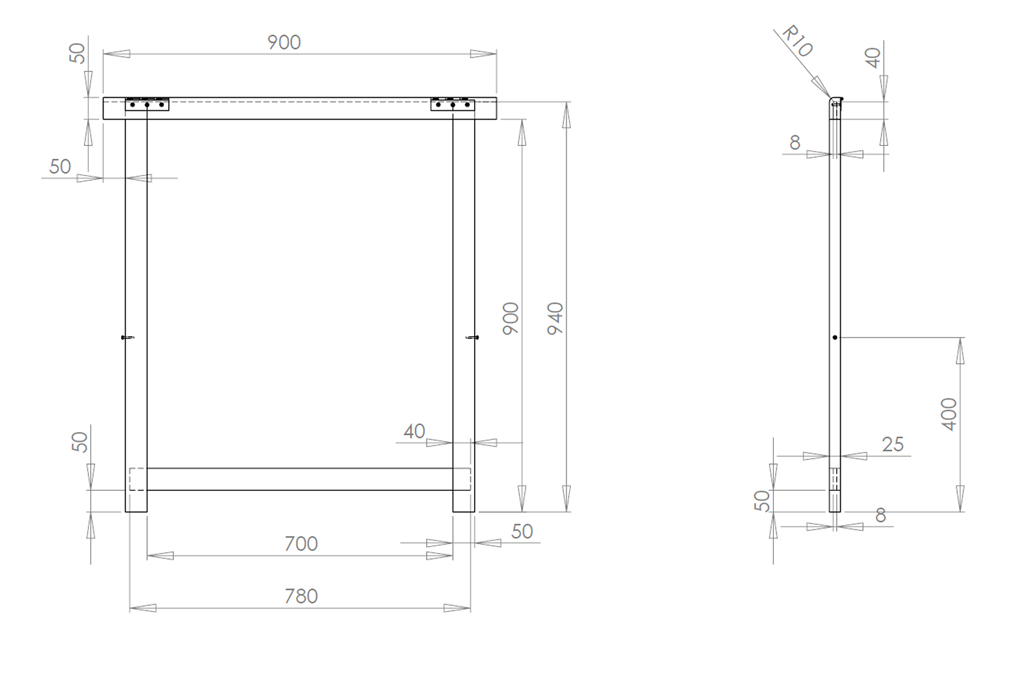 Plans de tréteaux Tratea11