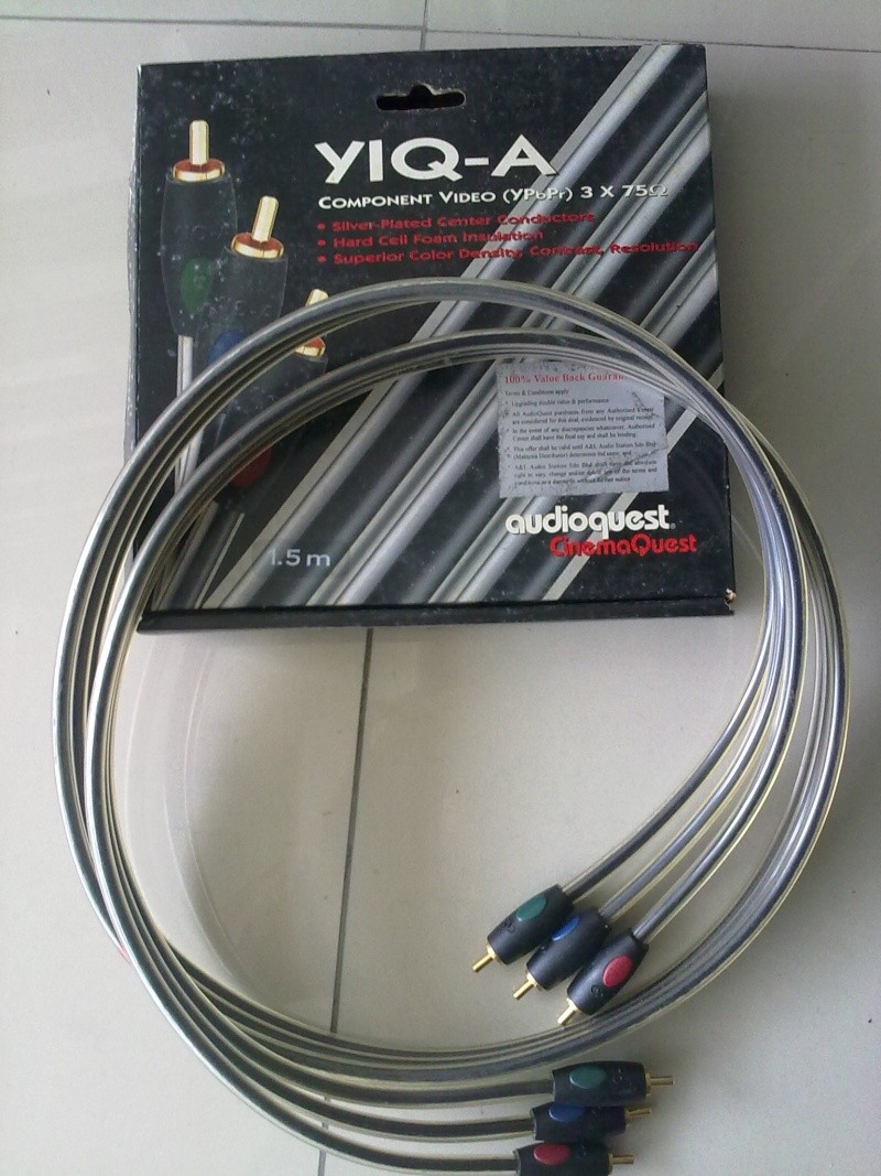 Audioquest YIQ-A Component Cable (Used)-Item Sold 08042010