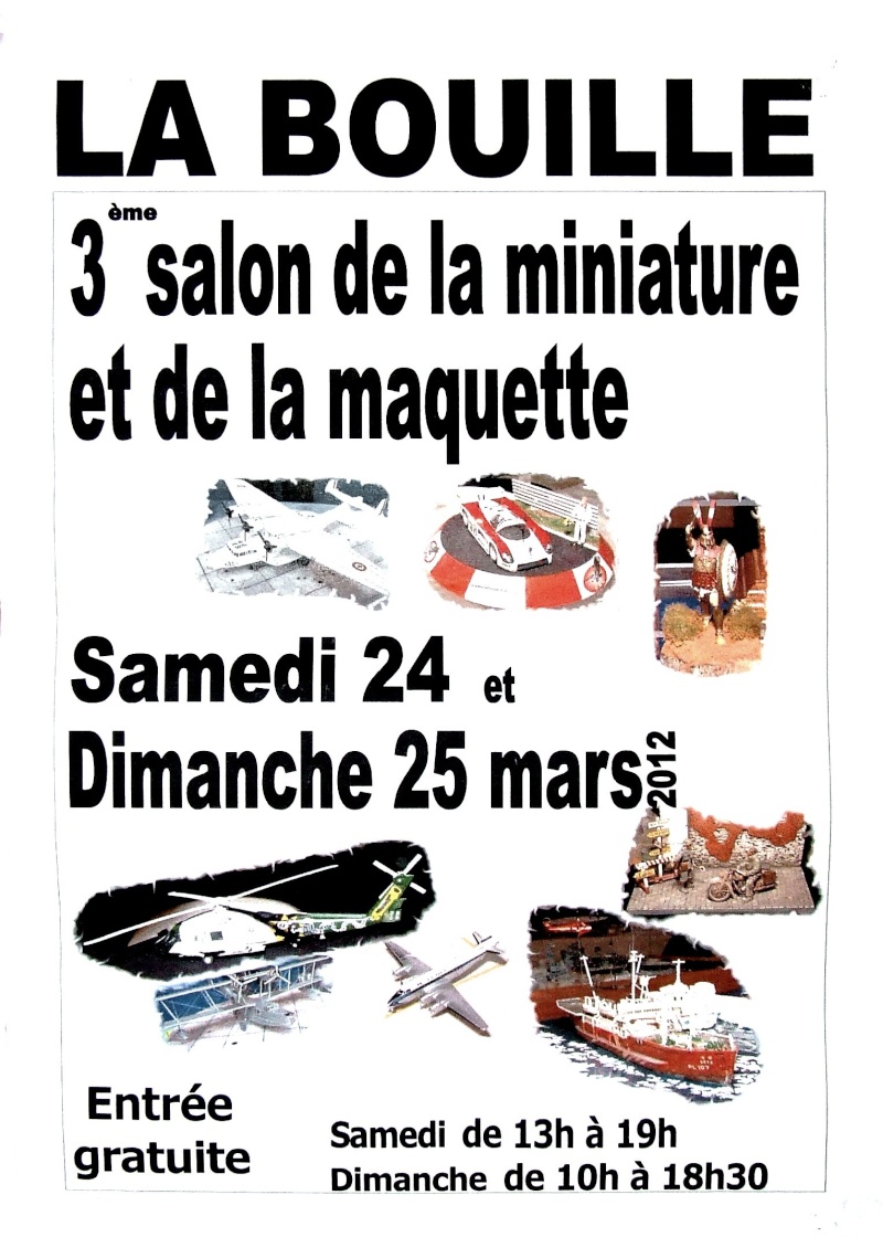  3ème Salon de la Miniature et de la Maquette à La Bouille  - Page 2 Affich10