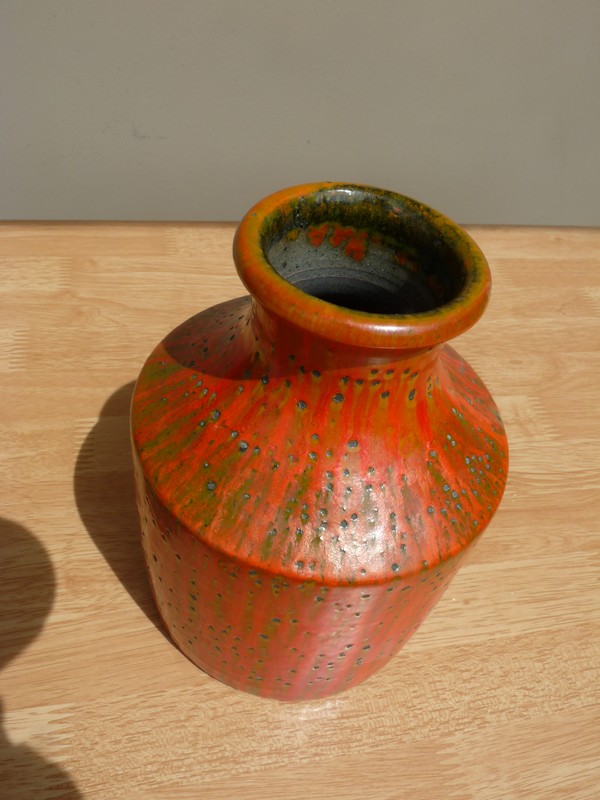 vase orange Freymond  P1070715