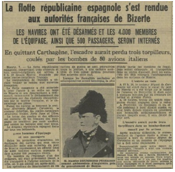 Reddition de la flotte républicaine espagnole à Bizerte 1939_313