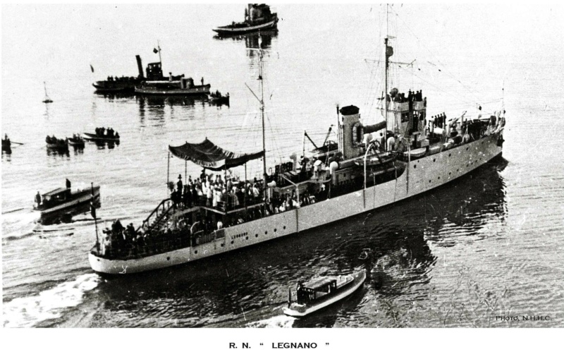 Les navires de la guerre des mines et auxiliaires italiens  Legnan10