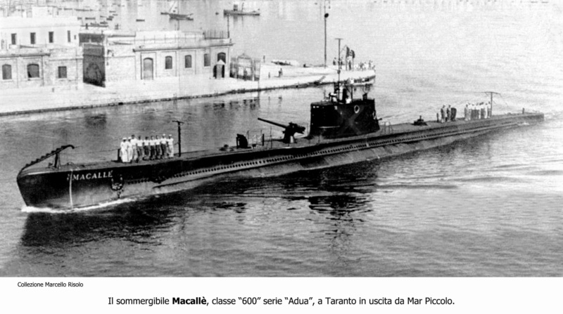 Les sous marins italiens de la seconde guerre mondiale - Page 5 Macall10