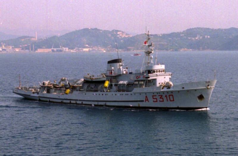 Les navires de la guerre des mines et auxiliaires italiens  Proteo15