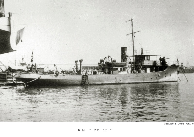 Les navires de la guerre des mines et auxiliaires italiens  Rd1510