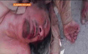 بالفيديو: مقتل "معمر القذافى" ووزير دفاعه أبوبكر يونس Baner268