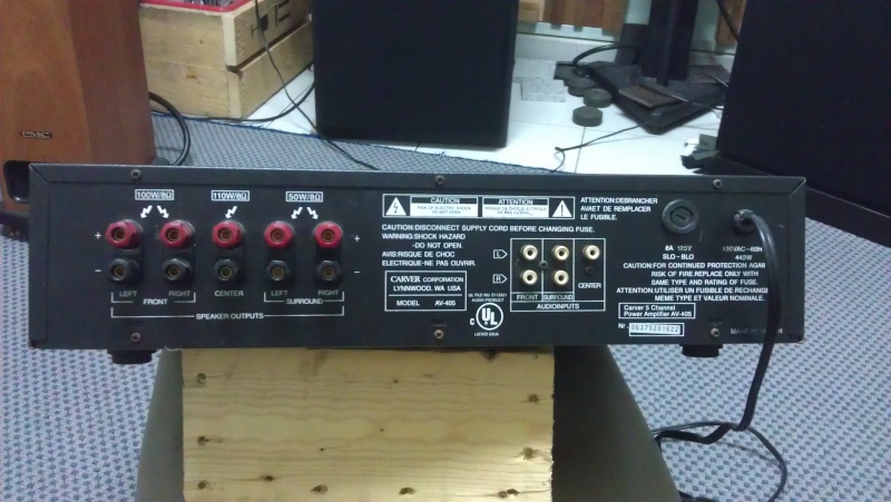 Carver AV-405 power amplifier (used) Imag0924