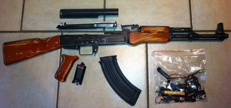 VENDU AK 47 FULL METAL ET BOIS(corp et pieces detaches) Photo-10