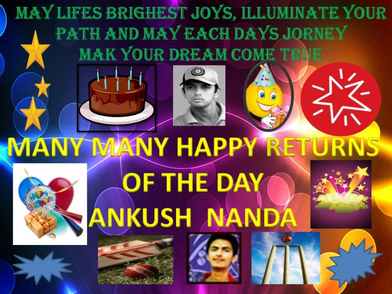 HAPPY BIRTHDAY ANKUSH NANDA Happy10