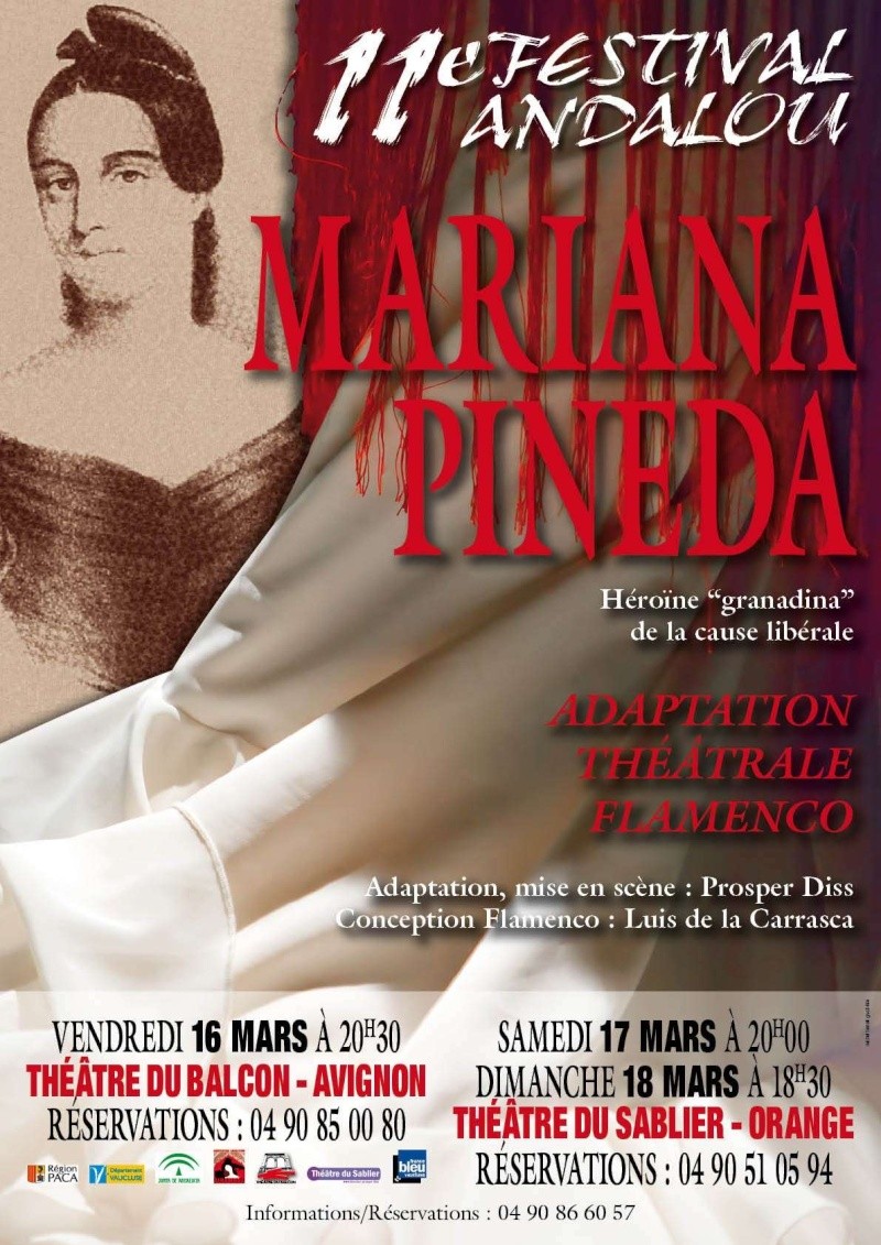 MARIANA PINEDA, théâtre musical Flamenco Affich12