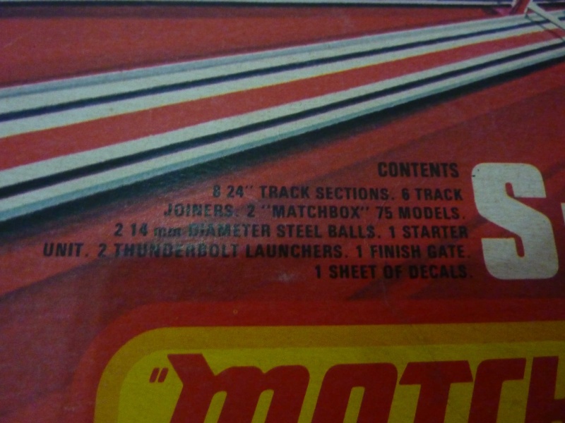 Matchbox Streak CountDown by LESNEY Track Racing Set S-700 del 1978 printed and made in ENGLAND  Conten10