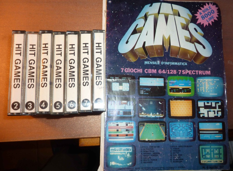 VENDO C128 + stampante registratori e giochi su cassetta x C64/128 Hitgam10