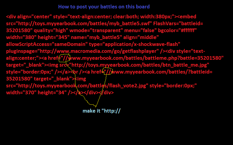 ****Battles Embeded Code Will Need To Be Change A Bit**** Postne10