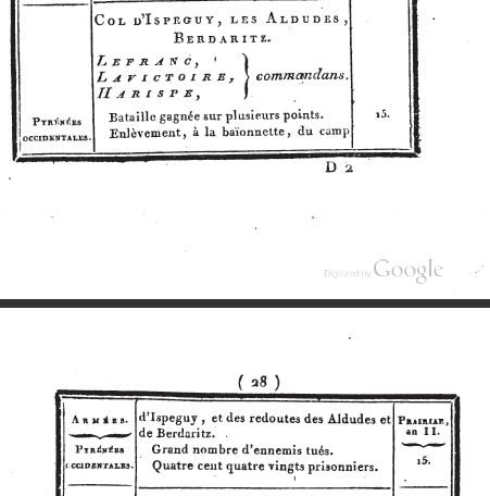 les campagnes de 1794 dans les Pyrénées Greens10