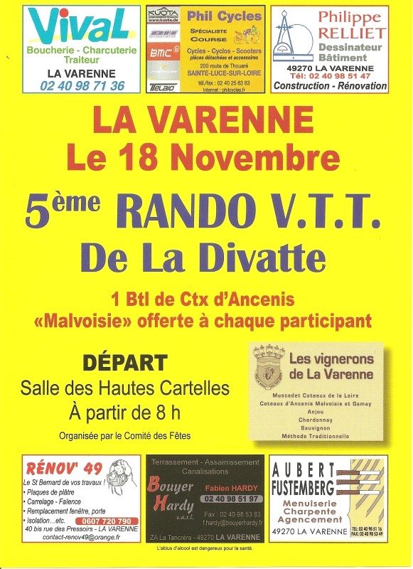 [18-11-2012] Rando de "LA DIVATTE" à La Varenne Affich11