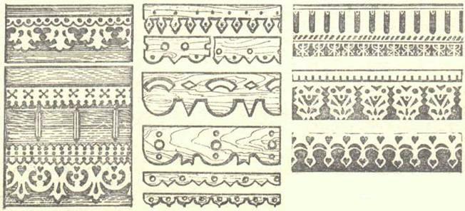 Орнамент - узоры наличников окон, ажурное обрамление крыльца Dnnddd25