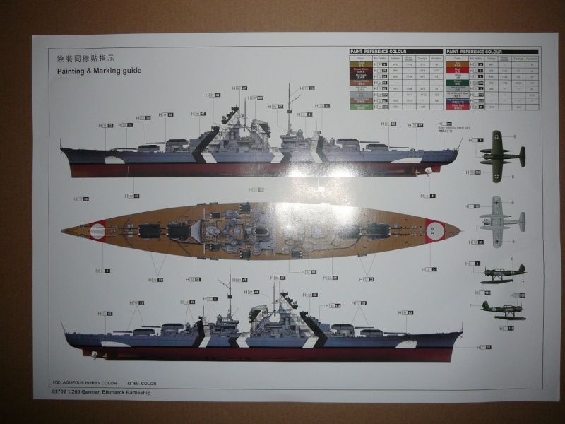 Bismarck 1:200 neu von Trumpeter,eine Bausatzvorstellung P1120018