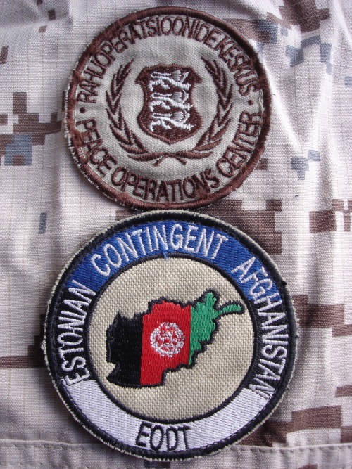 Estonia Desert and ISAF / Afghanistan Patches Est310