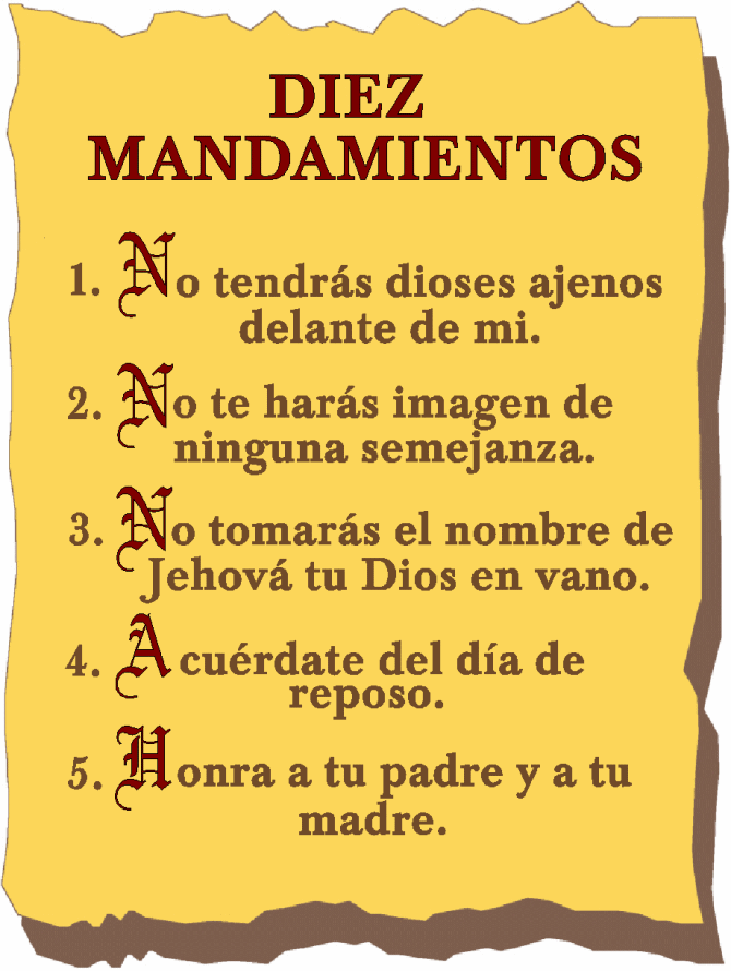 Enseñanza De Los 10 Mandamientos Para Niños Cristianos Cómo Enseñar