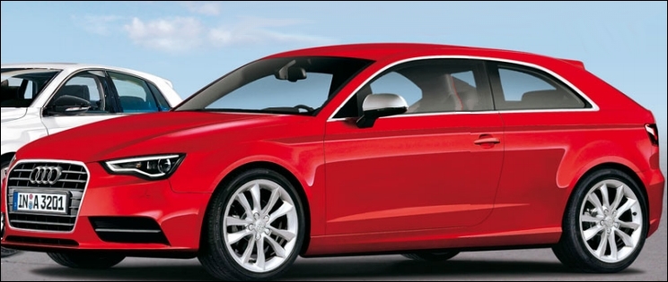 Les illustrations photoshop de l'Audi A3 2012 3 portes Audi-a24